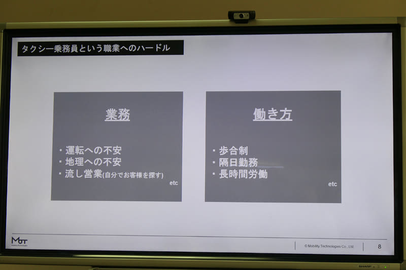 タクシー乗務員という職業へのハードル