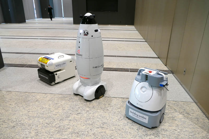 東京ポートシティ竹芝で実際に活用されているロボット