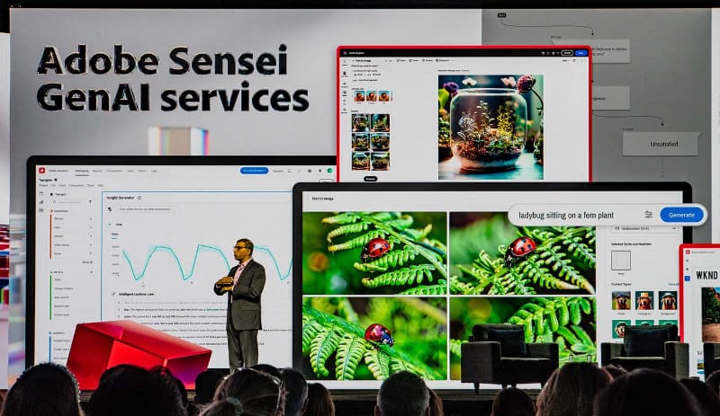 アドビはコンテンツ管理など、より幅広い作業に「Adobe Sensei GenAI」を導入
