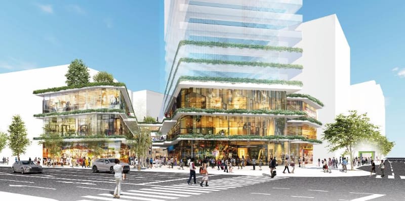 再開発後の低層部イメージ