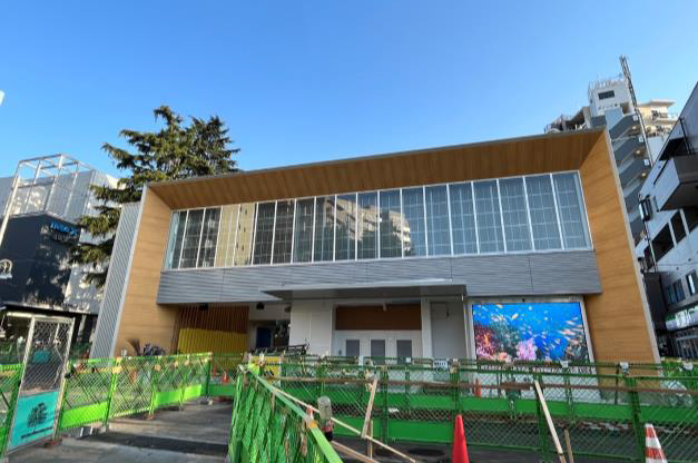 豊島園駅 新駅舎(工事中)