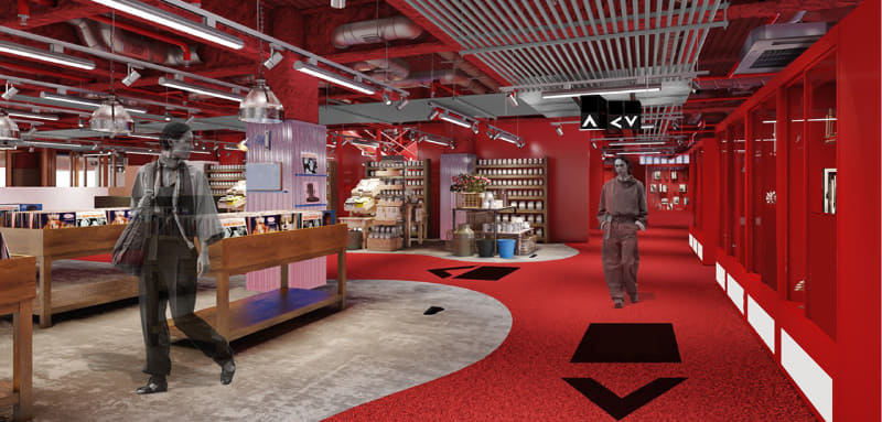 4階。コンセプト：Chaos Park。デザイン：中村圭佑氏