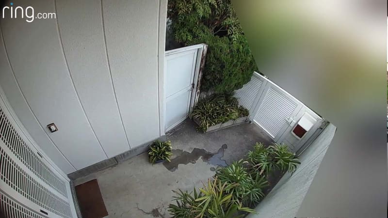 カメラの画角は水平約140度。なかなか広範囲を撮影可能だ