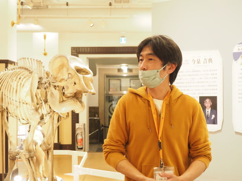 「第2章では、古い標本をできるだけ見せたい」という川田さん