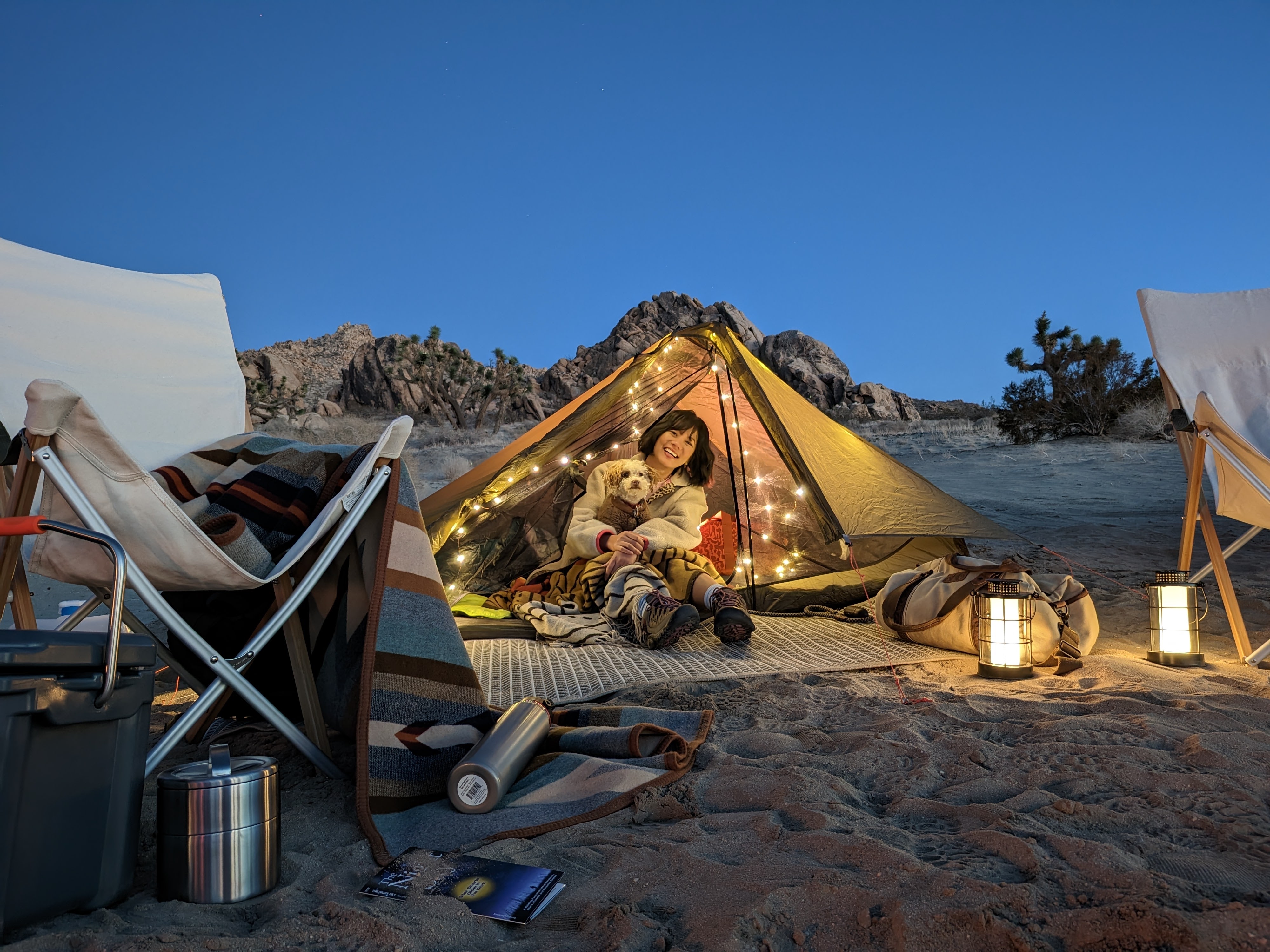 テーブルトップモードで撮影