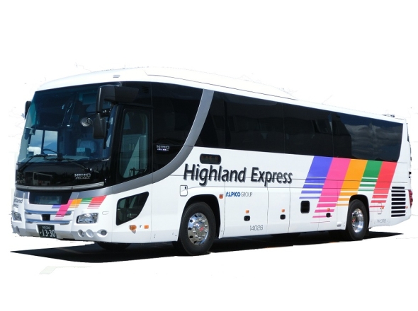 実証実験に使用するバス