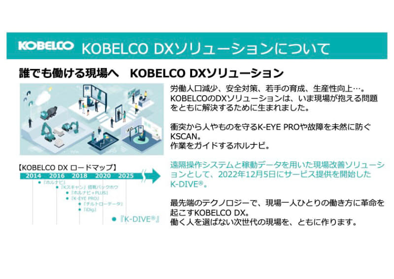 コベルコでもDXに取り組んでいる