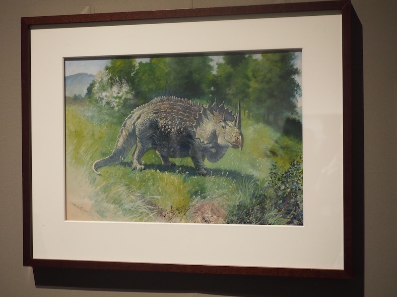 チャールズ・R・ナイト《アガタウマス・スフェノケルス(モノクロニウス)》1897年/アメリカ自然史博物館