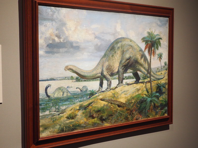 ズデニェク・ブリアン《アパトサウルス・ エクセルスス》1950年/ドヴール・クラーロヴェー動物園