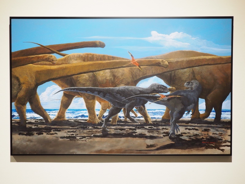 小田隆《追跡 1》2000～01年/群馬県立自然史博物館