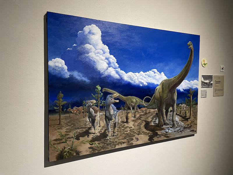 小田隆《篠山層群産動植物の生態環境復元》2014年/丹波市立丹波竜化石工房