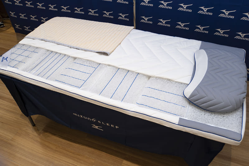 各部位の形状を線で示した展示