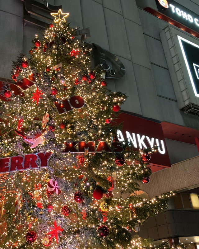 各地のクリスマスイルミネーションを見るというミッションをクリアしていく宇森さん(提供：山陰パナソニック)