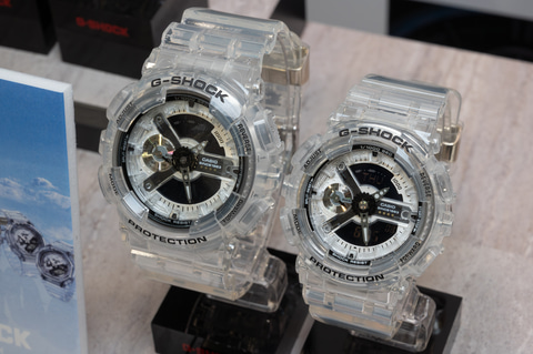 G-SHOCK、内部の部品まで見えるシースルーデザイン「CLEAR REMIX