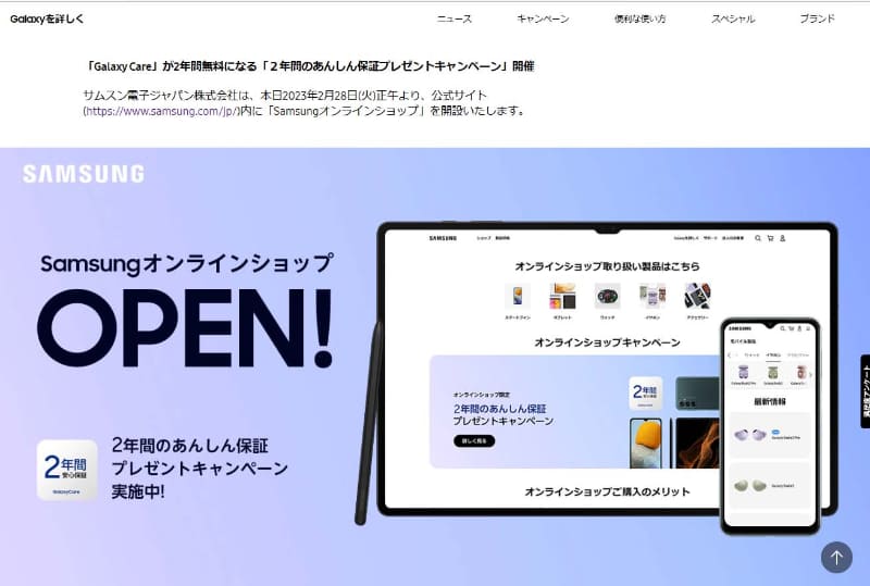 2月にオンラインストアを開設