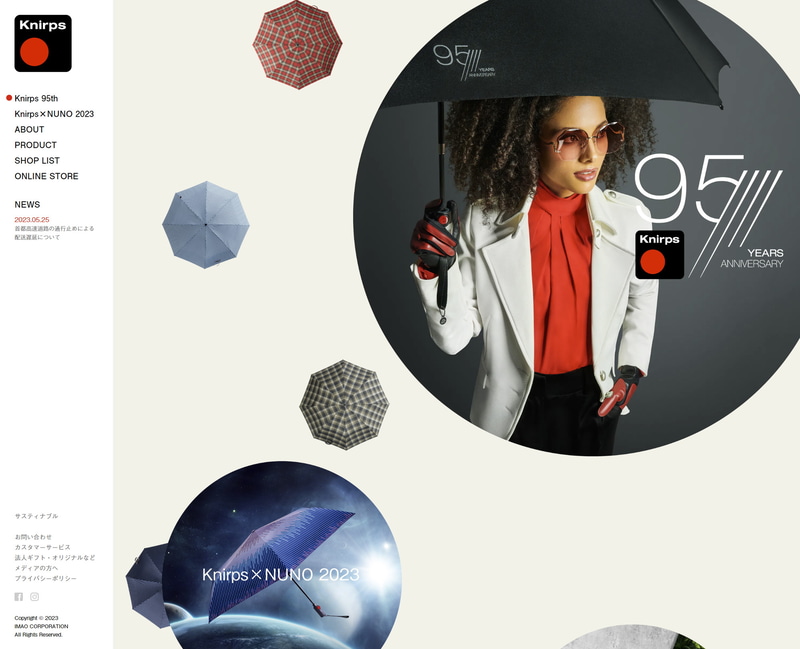 クニルプスのWebサイト