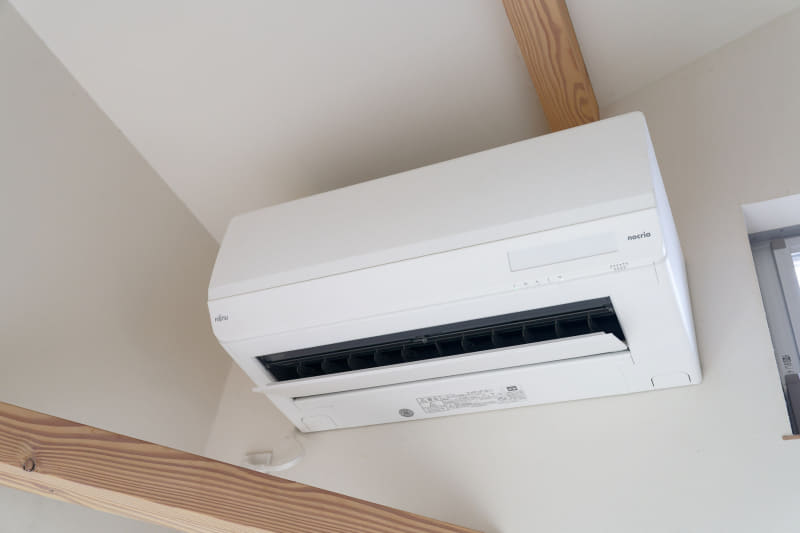 自宅に設置した新しいエアコン