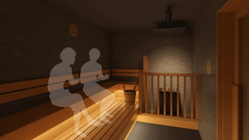 シェアオフィスにサウナを併設