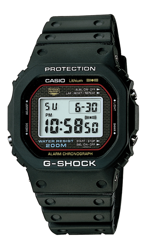 1983年発売のG-SHOCK 初代モデル「DW-5000C-1A」