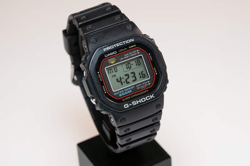 1983年発売「DW-5000C-1A」の実機