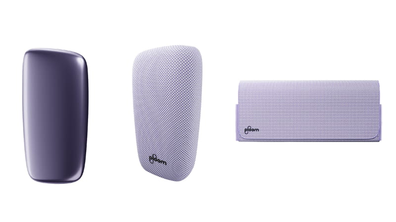 左から、フロントパネル、ファブリック・バックカバー、ファブリック・キャリーケース