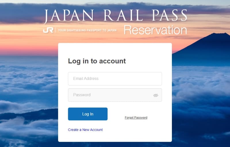 専用サイト「JAPAN RAIL PASS Reservation」