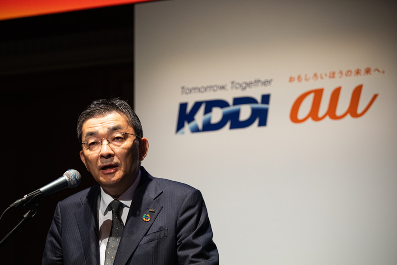 KDDI 代表取締役社長 CEOの高橋誠氏