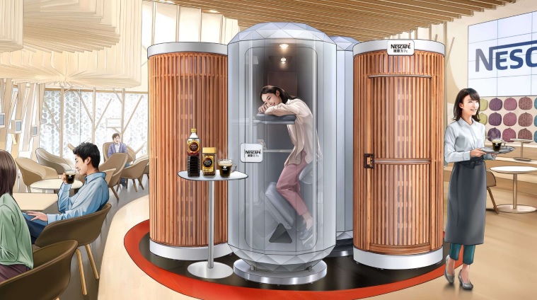 「ネスカフェ 睡眠カフェ in 原宿」で体験可能