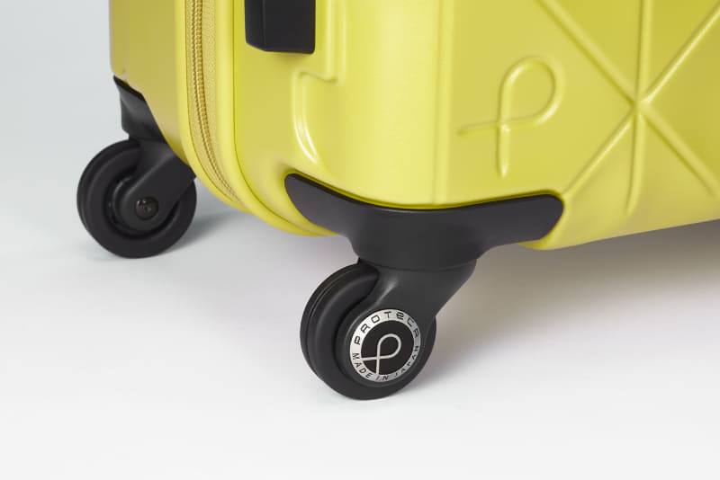 静かで滑らかなキャスター(写真はシトラスイエロー)