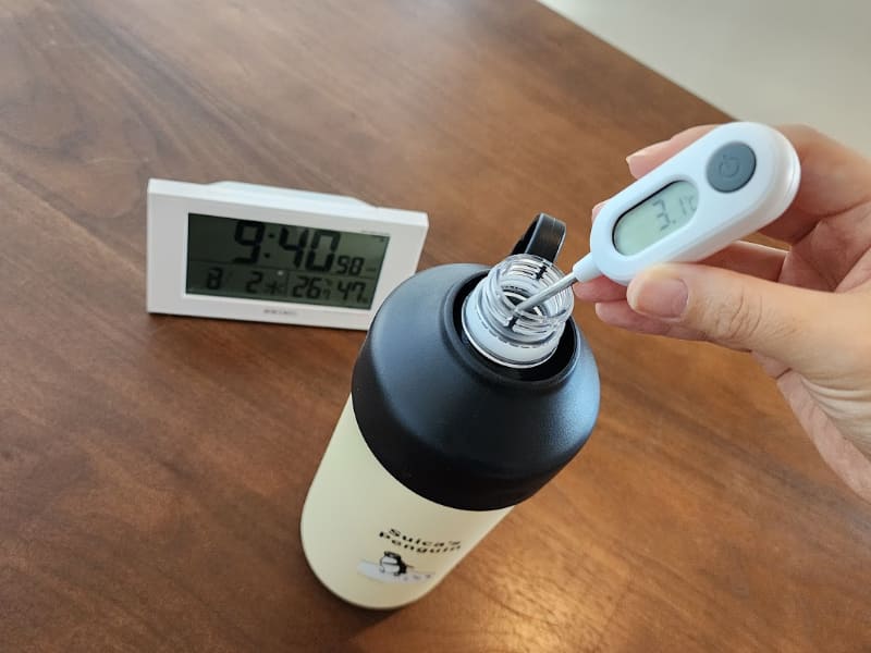 スタート時：3.1℃