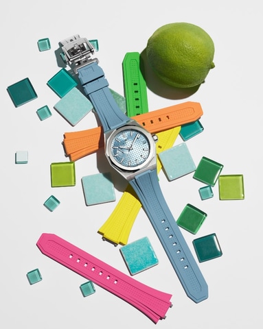 ライト　スカイライン　FW切売　Fdr　アイスブルー ゼニス デファイ スカイラインに夏向けのアイスブルー - Impress