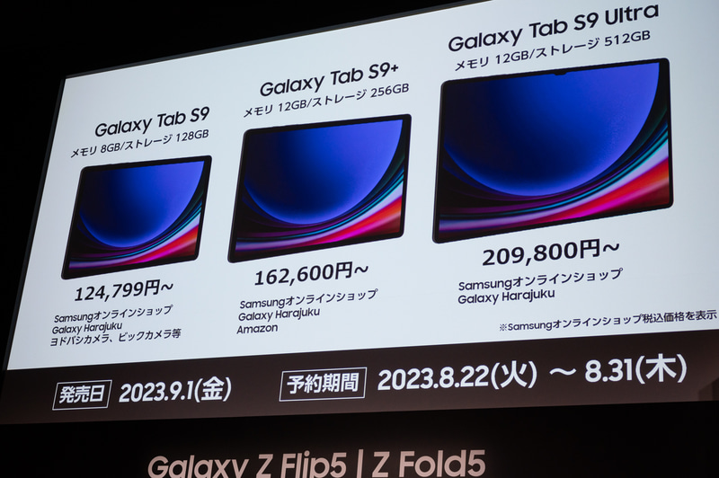 ラインナップと価格