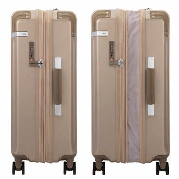 エース、旅先で容量を増やせる多機能スーツケース - Impress Watch