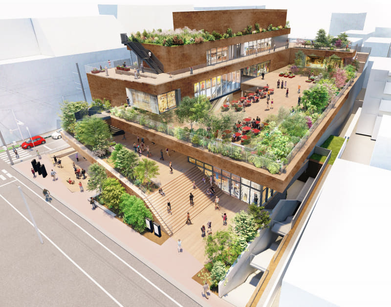 3階 テラス鳥瞰