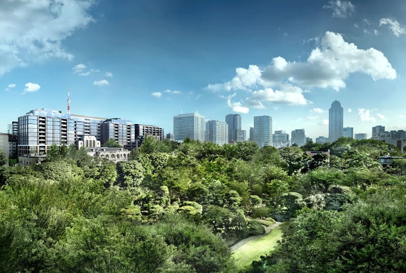 豊富な植栽等をレイアウト