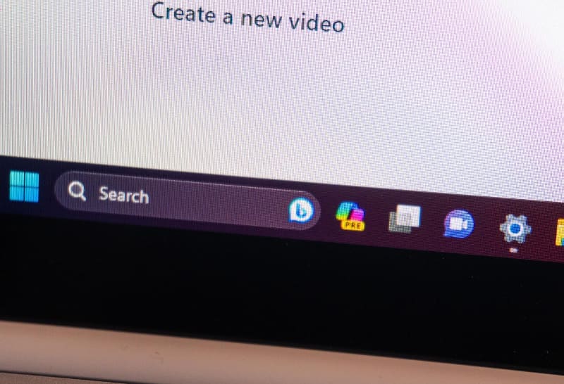 会場に展示されていたSurfaceでは、Copilot in Windowsが使えるようになっていた