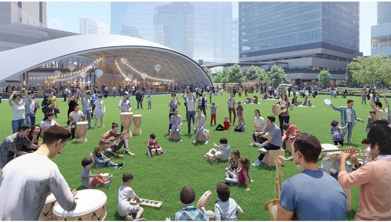 芝生広場プレイスメイキング