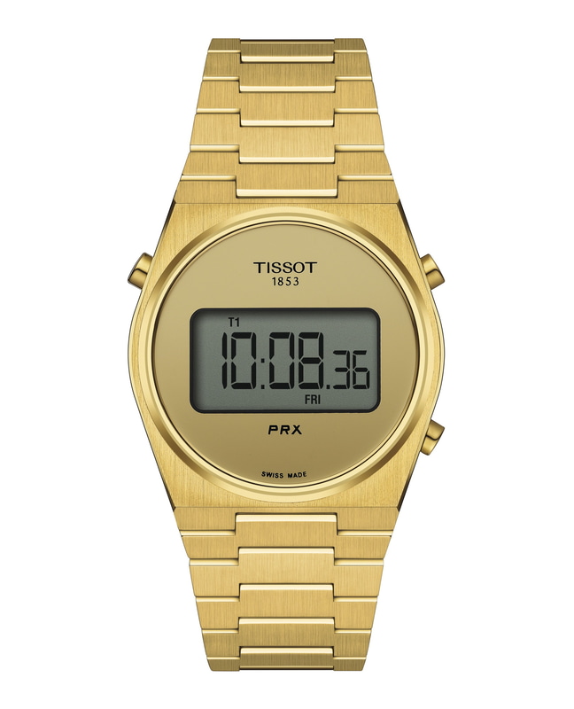 ティソ PRX デジタル 35mm ゴールド(T137.263.33.020.00)、66,000円