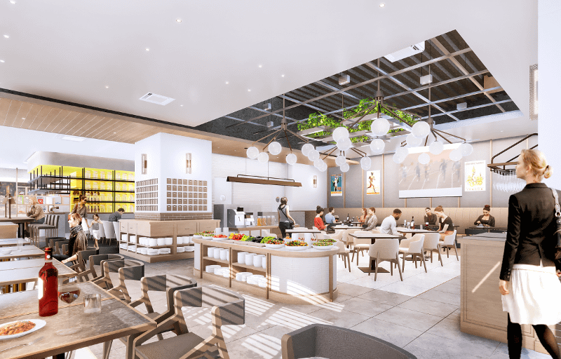 「Cafe & Restaurant CENTRALE」内観