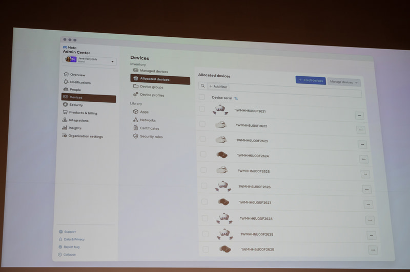 複数台を一括管理できるMeta Quest for Business
