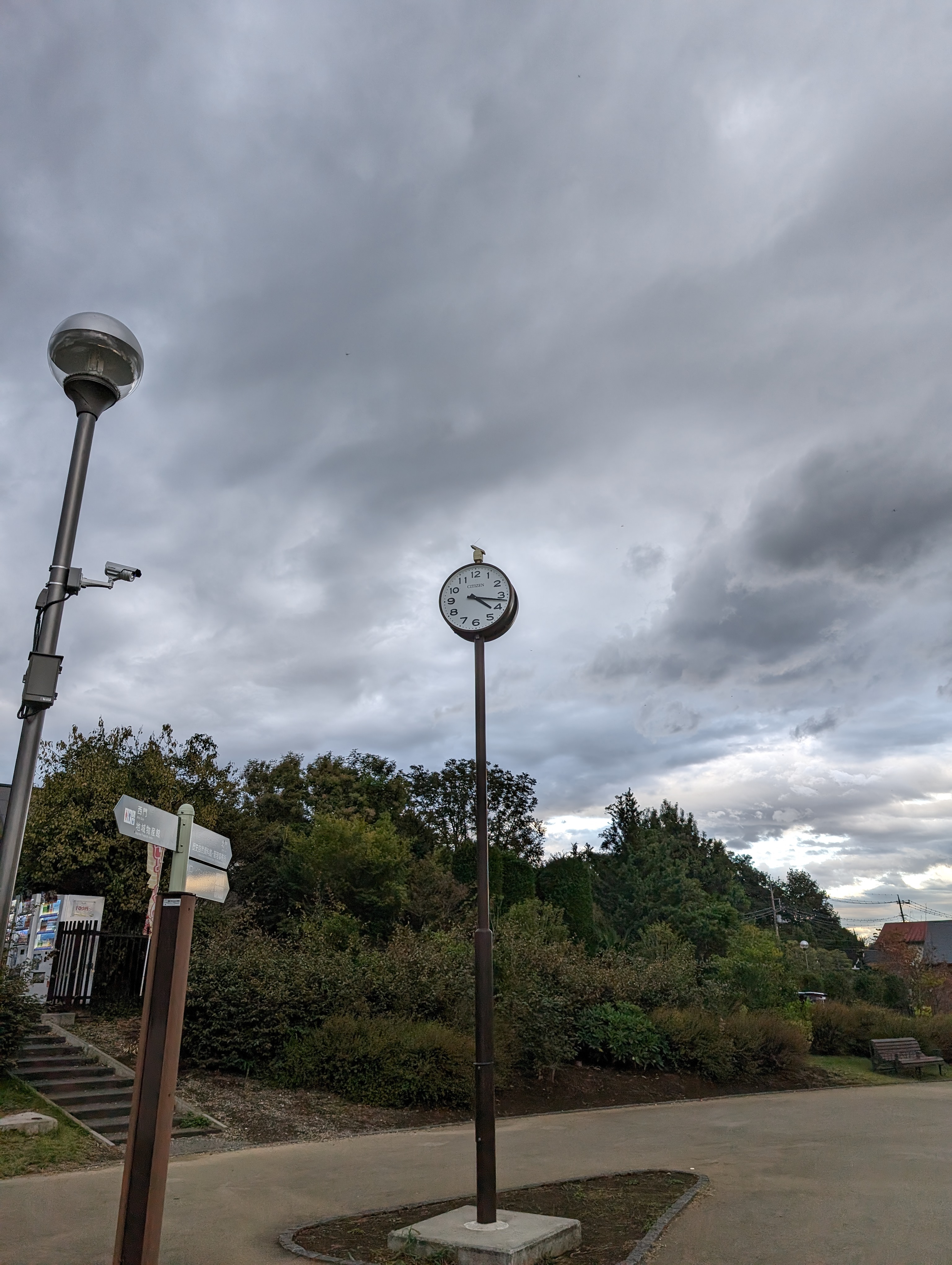 時計台を1倍で撮影