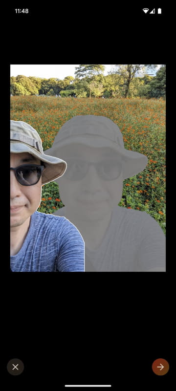 範囲指定したものを動かせる!