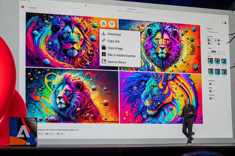 Adobeの生成AI「Firefly」。たった半年で30億回利用され、Adobeの中核技術となった