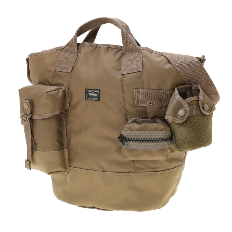 PORTER ALL 2WAY BUCKET TOTE with POUCHES