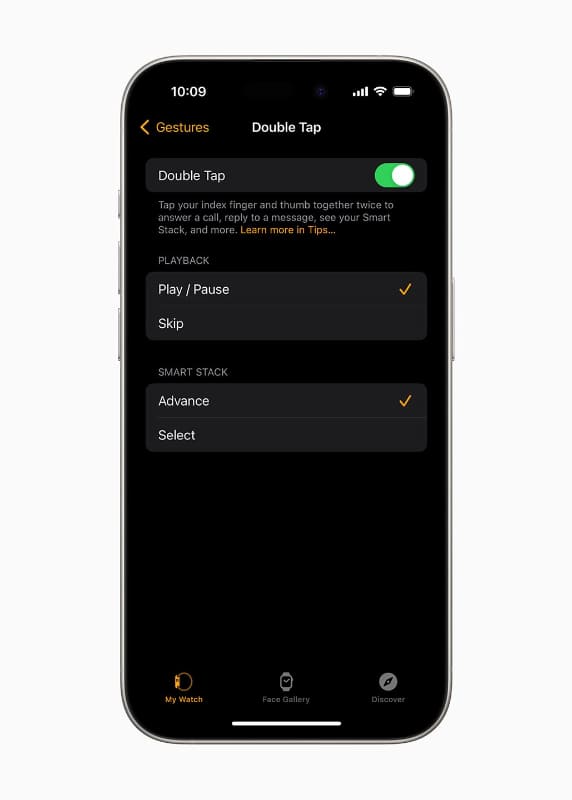 2つの選択肢がある場合、ユーザーはiPhoneの設定にアクセスして機能を選択できる
