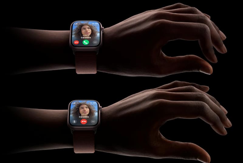 新Apple Watchのダブルタップ