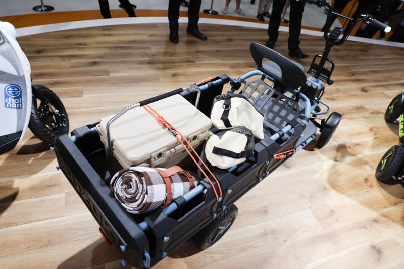 かなりの荷物を搭載可能