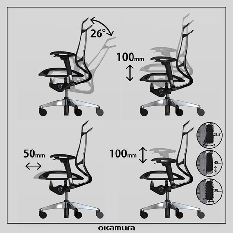 オカムラ公式3Dデータ使用の“メタバース用チェア” BOOTHで販売
