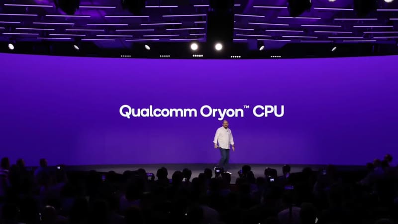 キーとなる「Oryon」を発表するアモンCEO