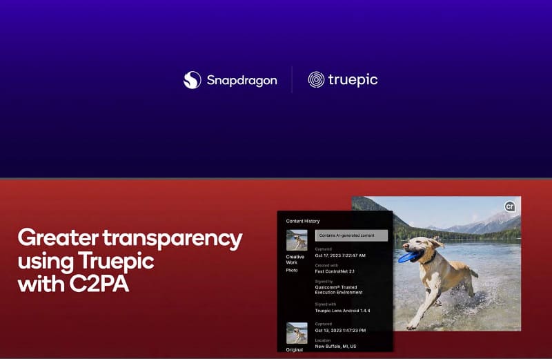 Snapdragon 8 Gen3はTruepicを介してC2PAでの来歴記録に対応